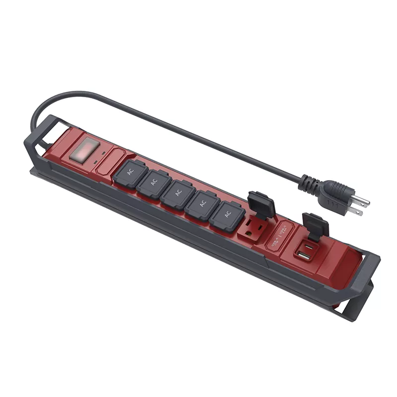 6 Outlets Waterproof Power Strip